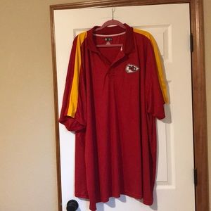 Plus size chiefs polo